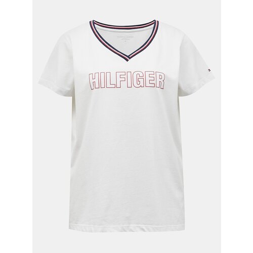 Tommy Hilfiger White Women&amp;#039;s T-Shirt with Print - Women Slike