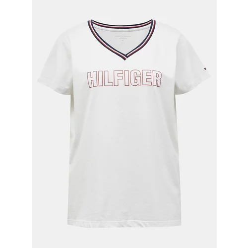 Tommy Hilfiger White Women's T-Shirt with Print - Women