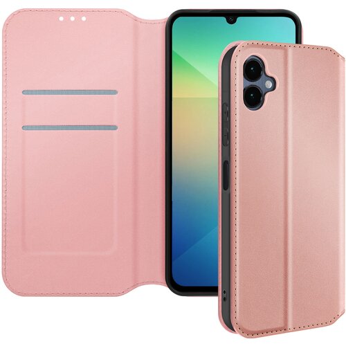 AVIZAR Ohi&scaron;je za Samsung Galaxy A06 Clapet Card and Video Holder, &Scaron;ampanjec roza, (5000017093) Cene