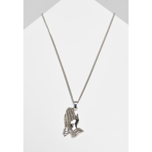 Urban Classics Pray Hands Necklace Silver Slike