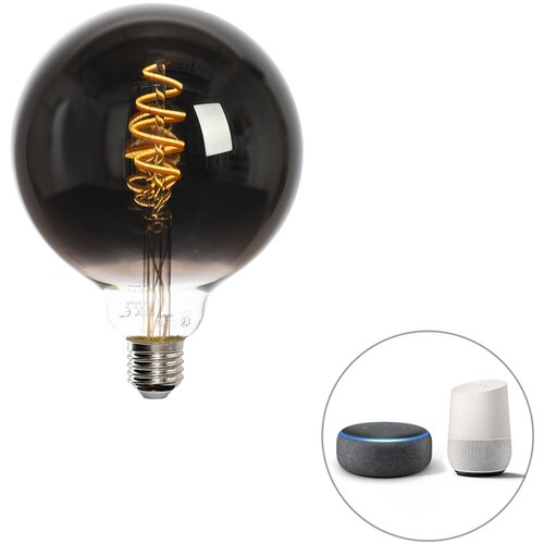 LUEDD Smart E27 zatemnitev v Kelvin LED svetilka G125 črna 4W 60 lm 1800-3000K Cene