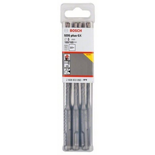 Bosch Set udarnih svrdla SDS-plus-5X Slike