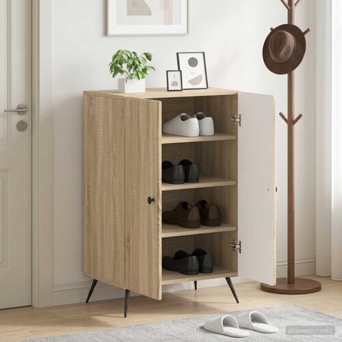  Ormar za cipele BREDA 59,5 x 39,5 x 90 cm Konstruirano drvo Slike