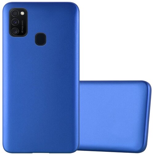 Cadorabo Case, združljiv s Samsungom v kovinsko modri - za&amp;scaron;čitni pokrov, narejen iz fleksibilnega silikona TPU, (20584502) Slike