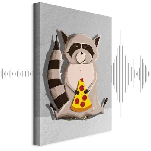  Slika - Gourmand Raccoon (1 Part) Vertical 60x90 Akustična Cijene