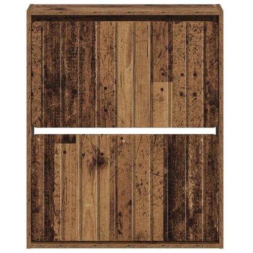  Ormar za cipele na zidu ZWOLLE 71 x 17 x 86 cm Staro drvo - Staro drvo Slike