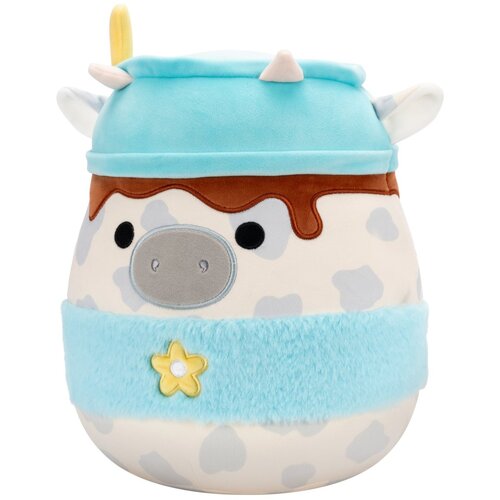 Squishmallows Pli&scaron;ana igračka Krava Mustafa, Spring, 30cm, &Scaron;arena Cijene