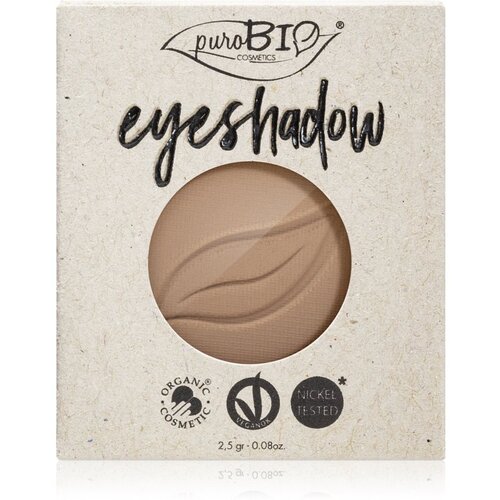 PuroBIO cosmetics Kompaktno sjenilo za oči REFILL - 02 Golublje siva (mat) - za ponovno punjenje Slike