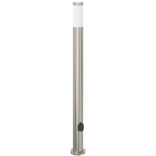 vidaXL Stebriček z vtičnico 110 cm nerjaveče jeklo IP44, (5000297024) Cene