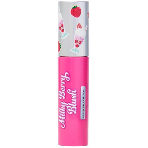 REVOLUTION MAKE UP I Heart Revolution milky berry rumenilo za usne i obraze berry burst 3ml Slike