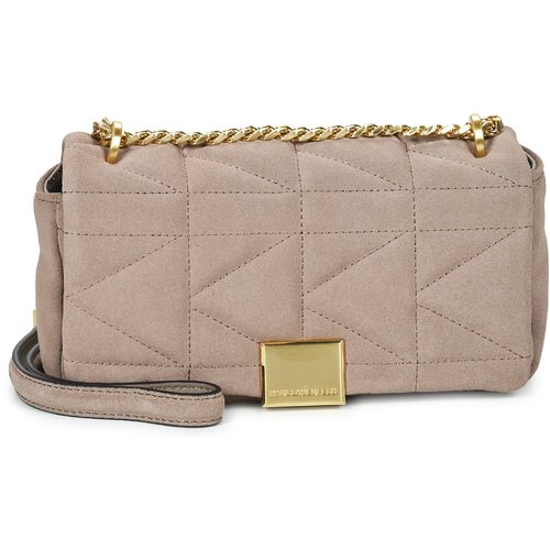 Karl Lagerfeld K/KUILT SP SM CROSSBODY NUBUCK Bež Slike