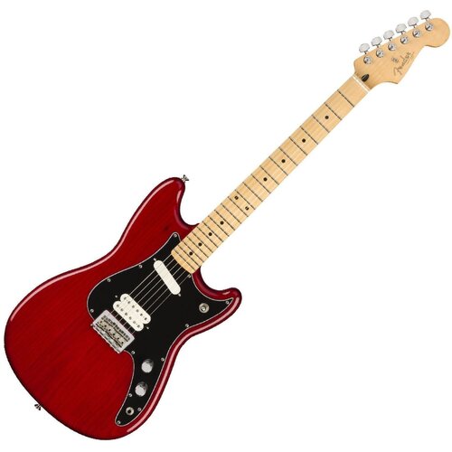Fender Duo-Sonic HS MN Crimson Red Transparent Slike