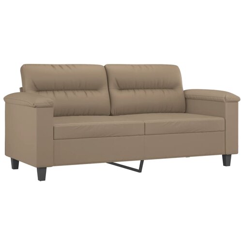 Maison Chic Dvosed kavč - Sofa - Kanape kapučino barve 140 cm umetno usnje, (21727344) Cene