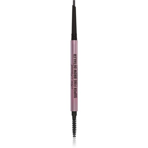 Too Faced Super Fine Brow Detailer Eyebrow Pencil dolgoobstojni svinčnik za obrvi odtenek Soft Black 0,08 g Cene