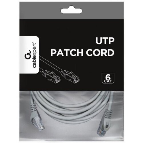  PP6U-CU-7.5M Mrezni kabl, CAT6 BAKARNI UTP Patch cord 7.5m grey Cene