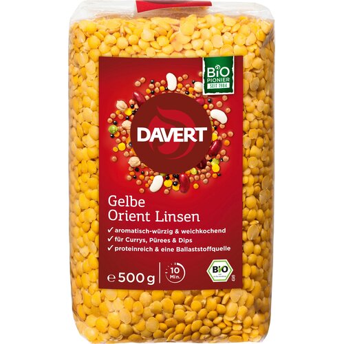 Davert Bio rumena orientalska leča - 500 g Cene