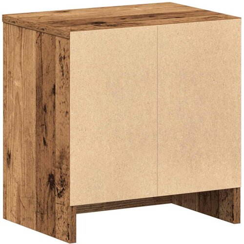  Noćni ormarići 2 kom s ladicama staro drvo 39x28x41 cm Slike