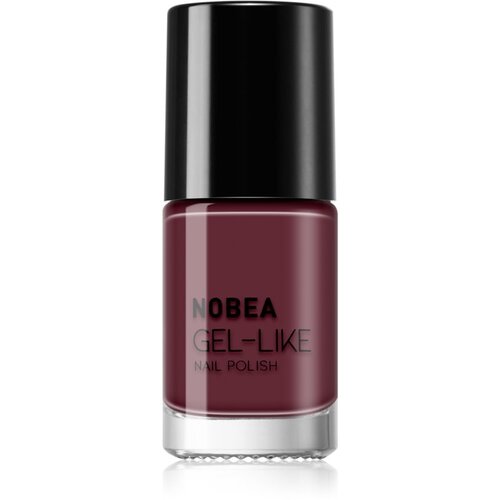 NOBEA Day-to-Day Gel-like Nail Polish lak za nokte s gel efektom nijansa Dark orchid #N47 6 ml Slike