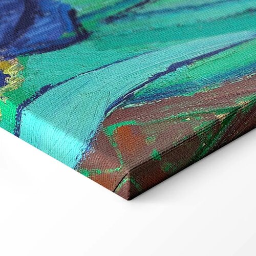  Slika - Vincent Van Gogh – Iryses 30x20 Na talijanskom platnu Cene