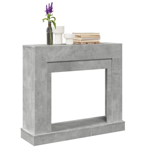  Okvir za kamin boja betona 100x30x87,5 cm od konstruiranog drva Cijene