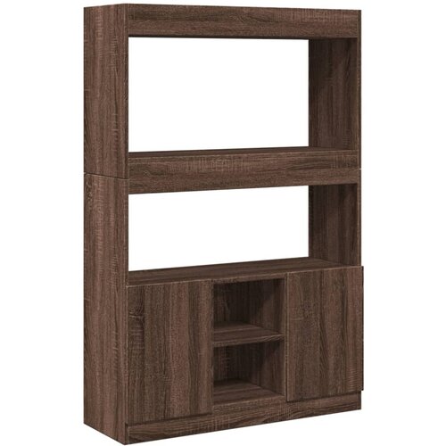 Maison Chic Visoka omara - Komoda - Predalnik rjavi hrast 92x33x140 cm inženirski les, (21722555) Cene