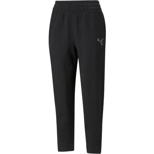 Puma HER HIGH WAIST PANTS TR Ženske trenirke, crna, veličina