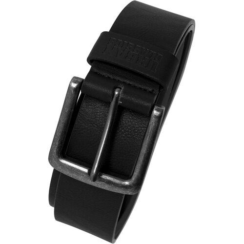 Urban Classics Accessoires Black imitation leather belt Slike