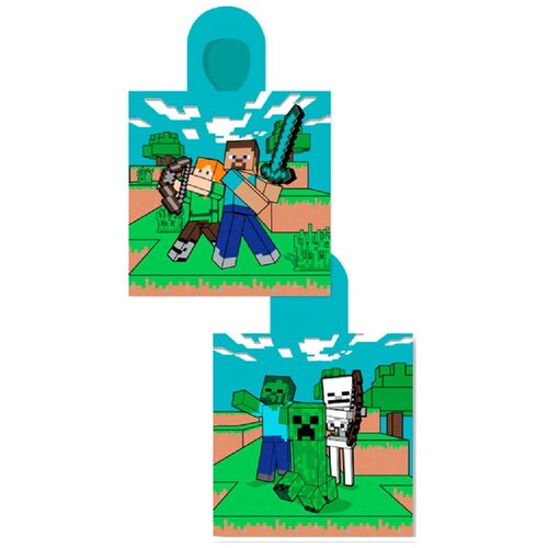 Minecraft Poncho Minecraft bombažna brisača, (21299927) Cene