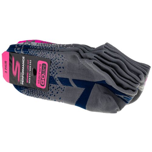 Skechers 3pk womens non terry low cut s106751-dkgy Cijene