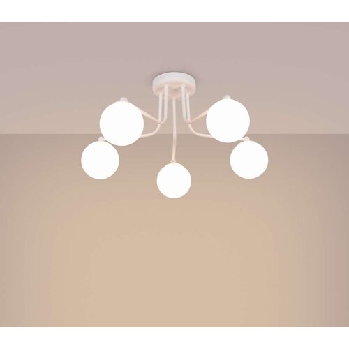  Sollux SL.1660 - Luster na &amp;scaron;ipci ASTRAL 5xG9/8W/230V bela Slike