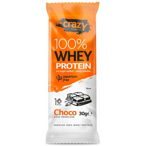 CRAZY NUTRITION Whey protein čokolada 30g Cene
