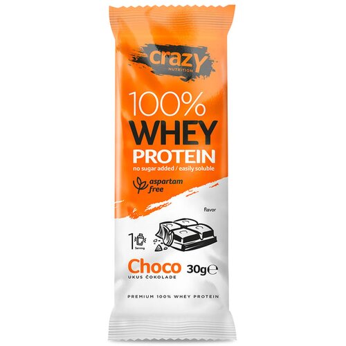 CRAZY NUTRITION whey protein čokolada 30g Cene