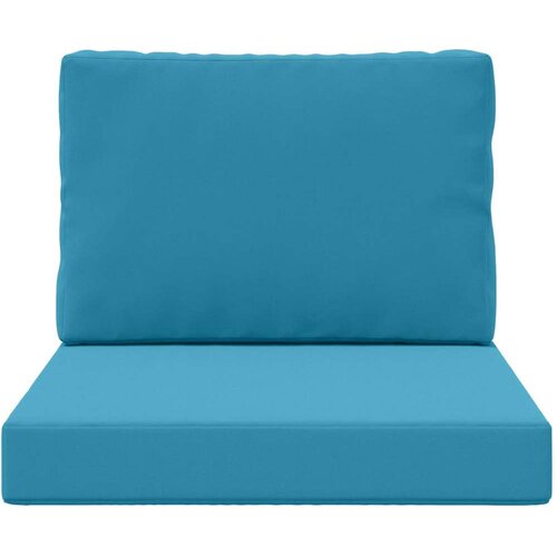  Jastuk za vanjsku sofU 2 pcs Kraljevsko plava Poliester - Kraljevski plava 60 x 60 cm 1x sjedalo +1x naslon (3D bez bartaga) Slike