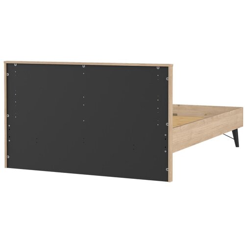 Tvilum Zakonska postelja v hrastovem dekorju z letvenim dnom 140x200 cm v naravni barvi Ry &amp;ndash; Slike