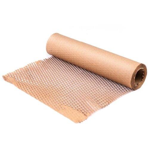  Ukrasni papir za zamatanje Sax smeđi, u obliku saća 20cm x 20m Slike