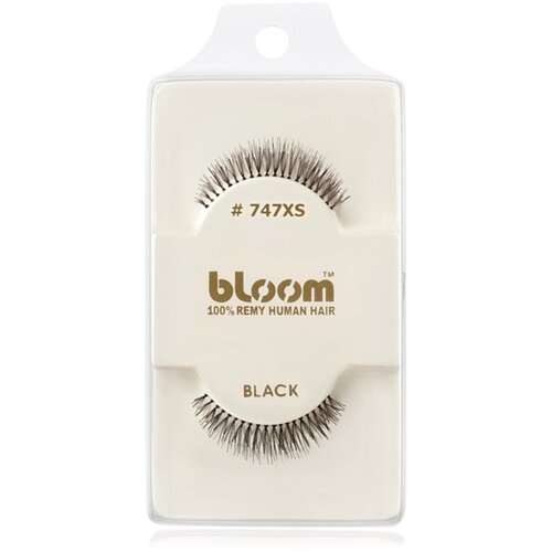 Bloom Natural lepilne trepalnice iz naravnih las No. 747XS (Black) 1 cm Cene