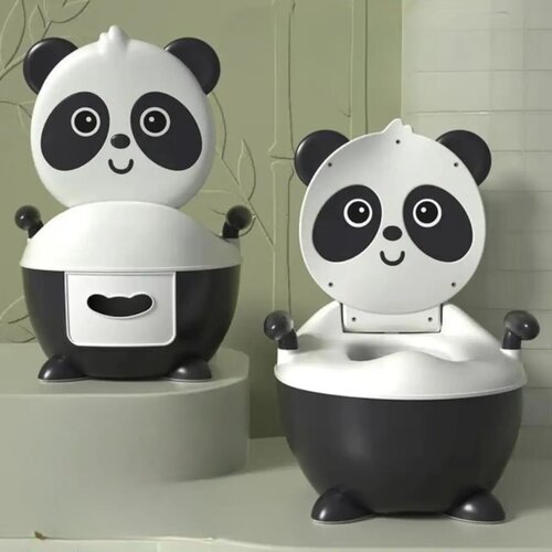  Dečija no&scaron;a Panda Potty sa za&scaron;titom od prskanja Panda Potty crno bela Cene