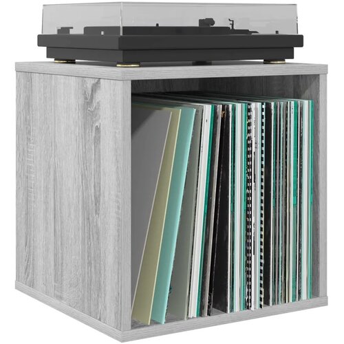 Kutija za vinilne albume Siva Sonoma 37 x 36 5 x 38 cm - Siva Sonoma 1 Cene