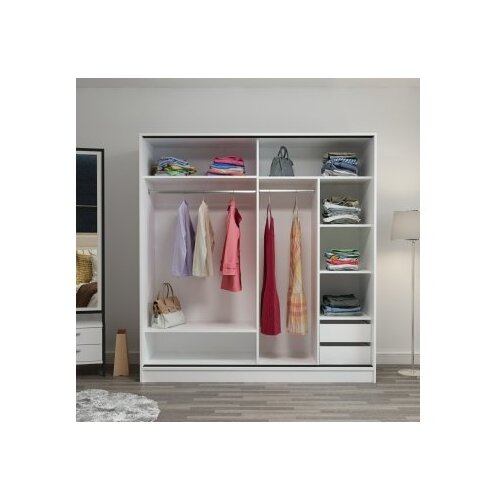 Hanah home Ormar bele boje Kale 3960 (506MNR2516) Slike