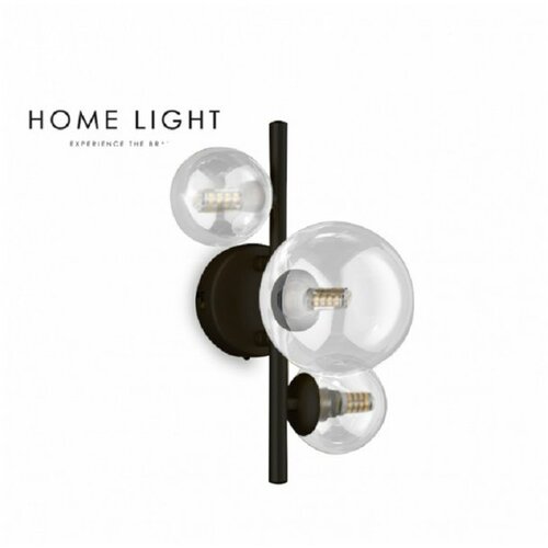 HOME LIGHT vesta 599 zidna lampa 3*G9 crna Slike