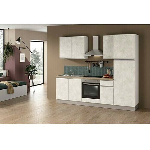 Marinelli Cucine Montažna kuhinja Marina (&amp;Scaron;irina: 250 cm, S električnim uređajima) Slike