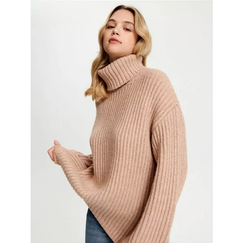Sinsay ženski džemper s visokim ovratnikom 3405X-80M