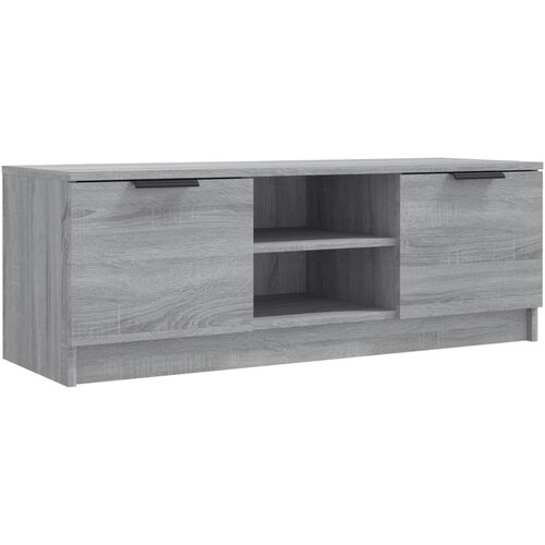Maison Chic TV omarica - TV enota - Televizijska omarica siva sonoma 102x35x36,5 cm inženirski les, (21699044) Cene