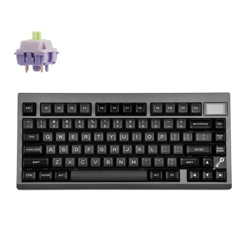  Epomaker TH80 Pro V2 VIA Programabilna Brezžična Igralna Tipkovnica Black Črna / Wisteria Linear Switch, (22153784) Cene