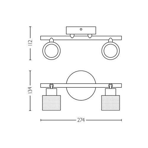 Philips niall GU10 2 x 5 w spot Slike