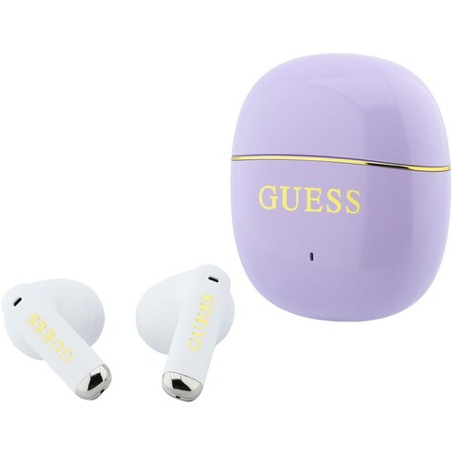 Guess bluetooth slusalice tws glossy gold line classic ljubiste (GUTWSG3HGECU) Slike