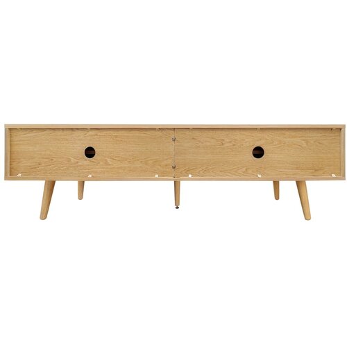 Woodman TV omarica v hrastovem dekorju v naravni barvi 178x50x40 cm Rove &amp;ndash; Slike
