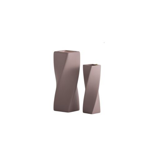 WALLXPERT Sprial set vaza, 2 dijela, siva Cene