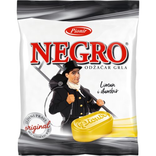 Pionir negro bombone tvrde limun i dumbir 100G Cene