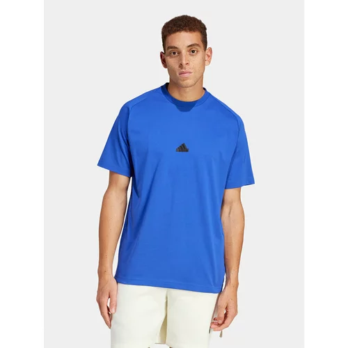 Adidas Majica Z.N.E. IR5232 Modra Loose Fit
